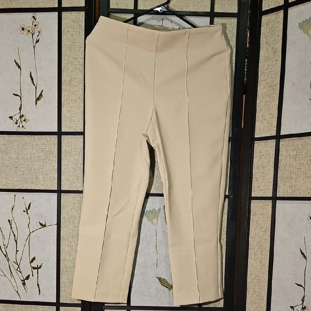 Rachel Zoe Cream Cropped Pants